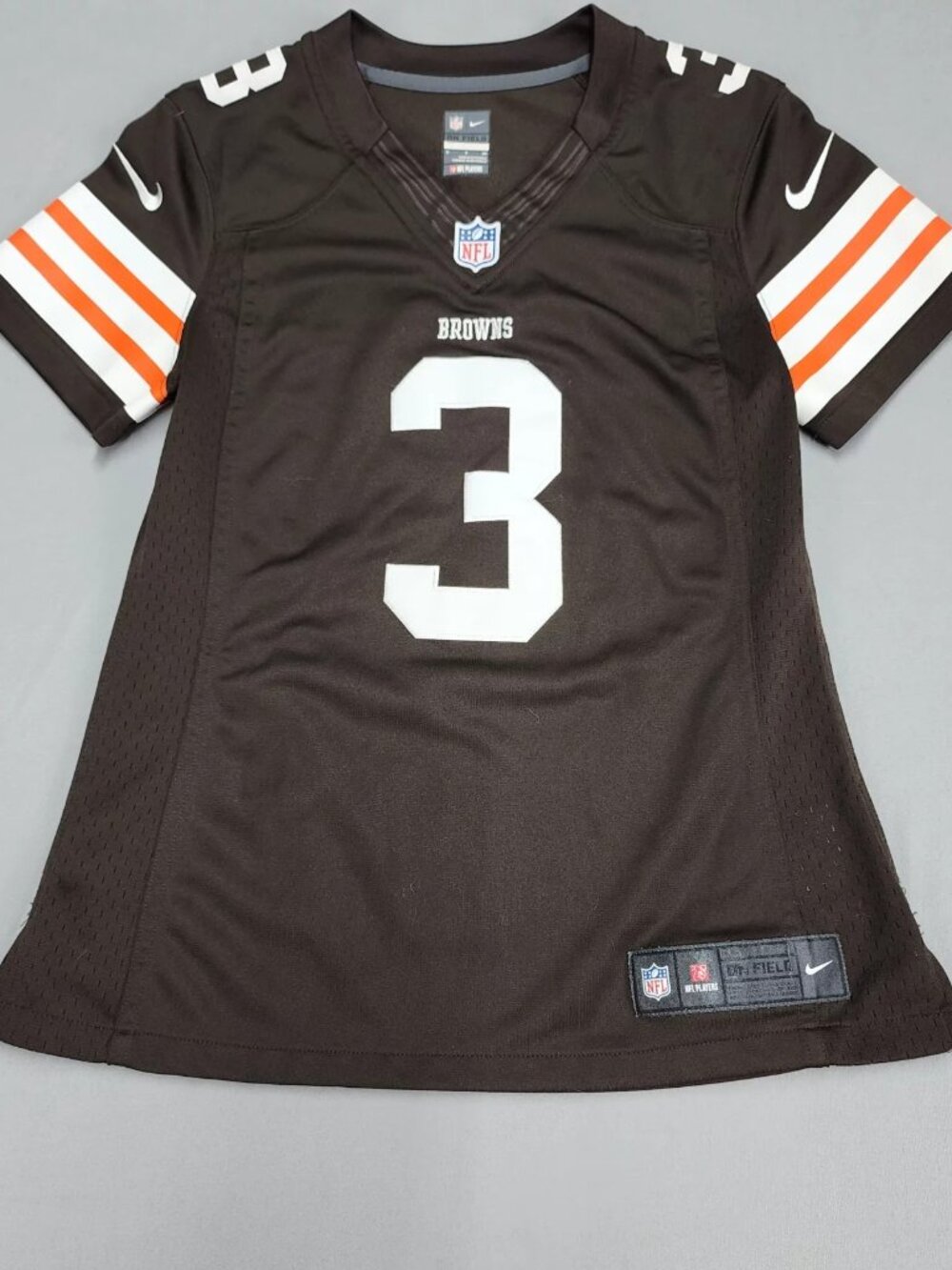 Nike NFL Cleveland Browns #3 Brandon Weeden Football Jersey Mens S On Field